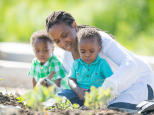 Gardening with kids