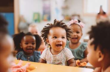 daycare center with toddler babies